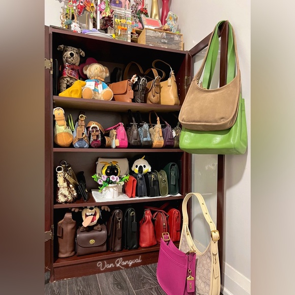 โSOLD FBโ๐ 100% Authentic Vintage Coach Buckle Bag #4157 in Leaf Green, 1997 ๐ - Picture 11 of 12